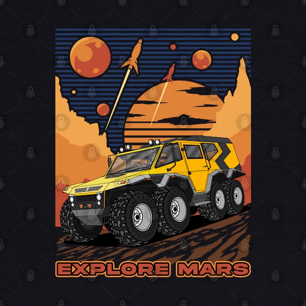 Mars 8x8 All Terrain Vehicle by Guyvit